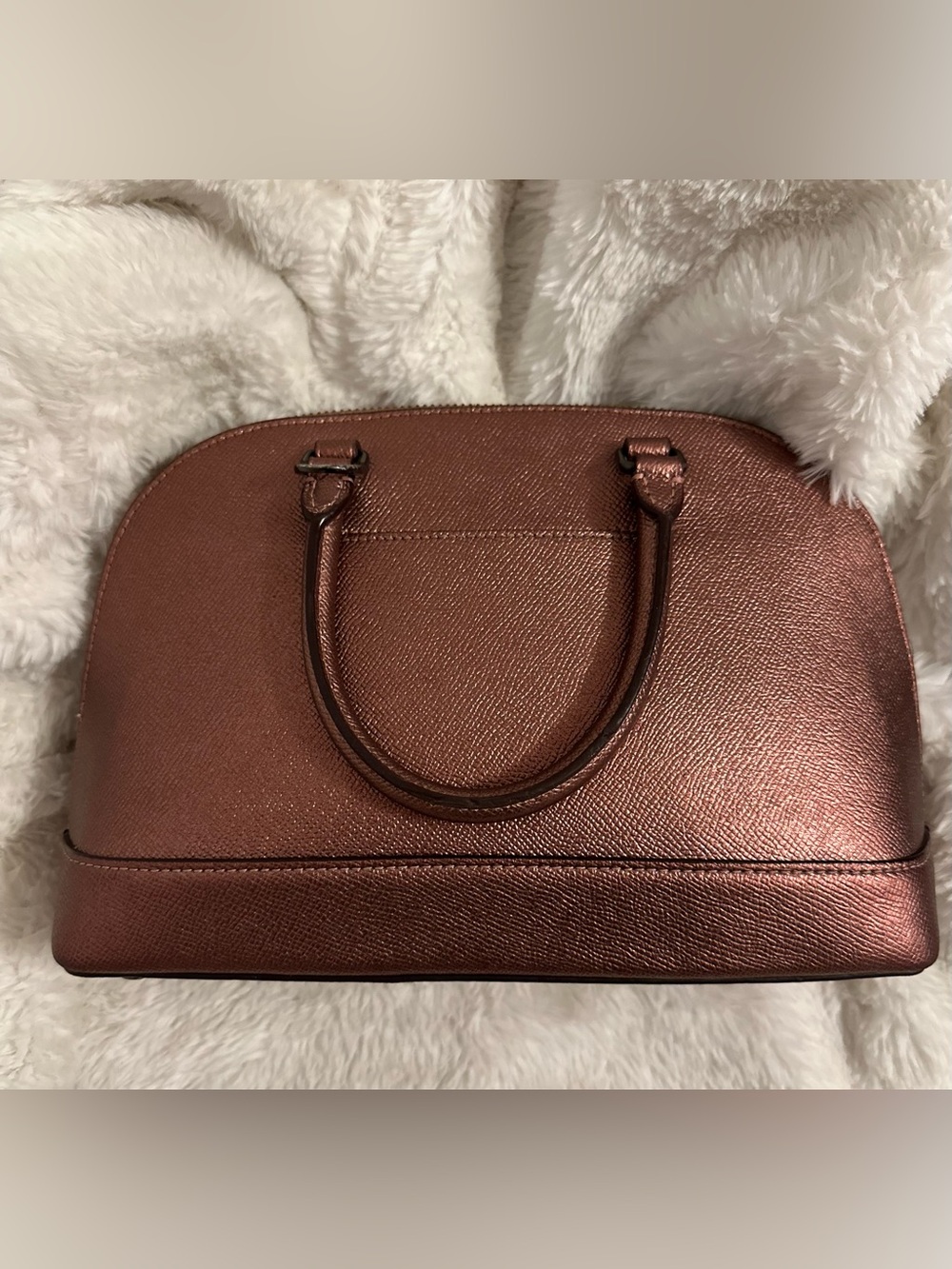 Coach Metallic Sierra Rose Dome Satchel - Coach - Picture 4 of 5